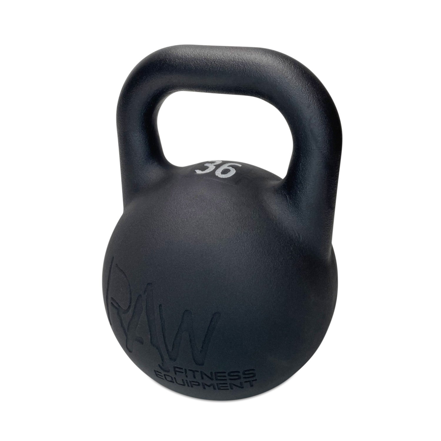 Premium 36KG Competition Kettlebell - Professional Black Cast Iron Weight for CrossFit, Strength Training & Home Gym Workouts