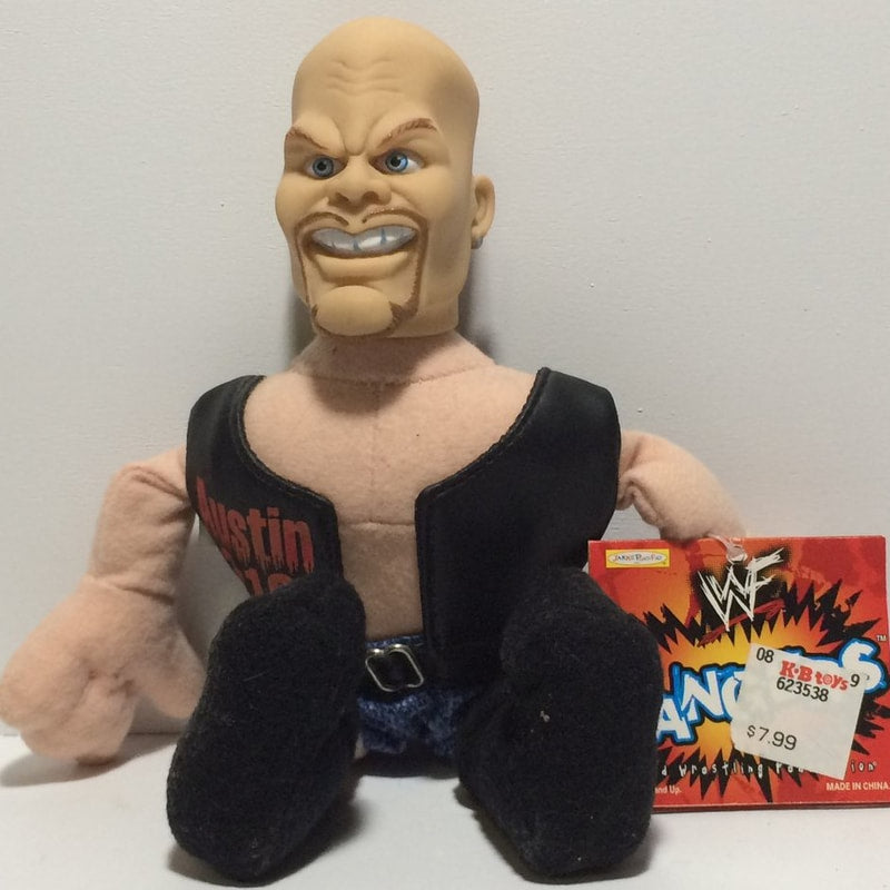 1999 WWF Jakks Pacific Bangers Series 2 Stone Cold Steve Austin Wrestling Action Figure - Collectible Toy for WWE Fans & Nostalgic Gift for Wrestling Enthusiasts