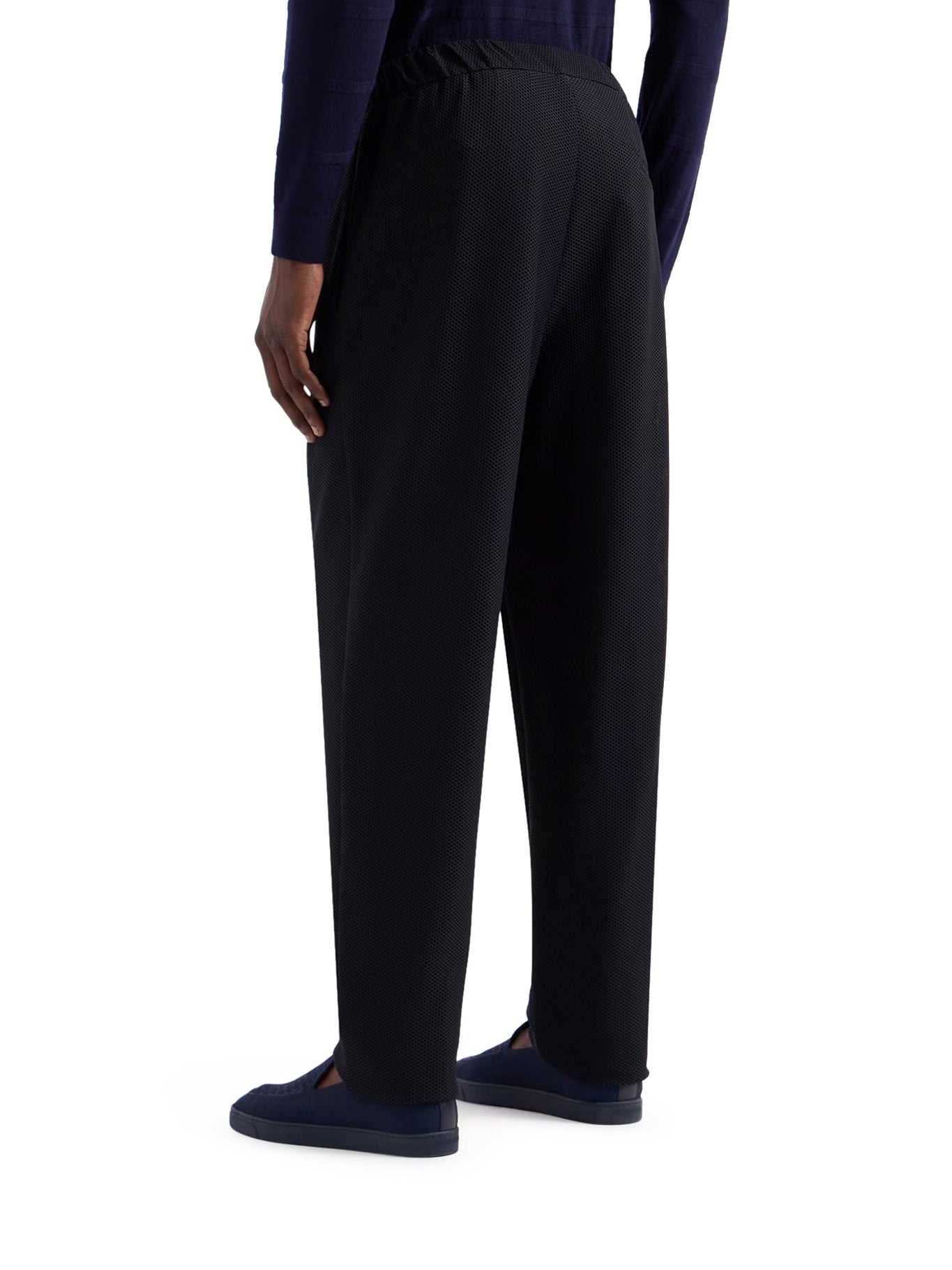 Breathable Flat Pants in Technical Gaufre Fabric - Perfect for Yoga, Travel & Casual Wear