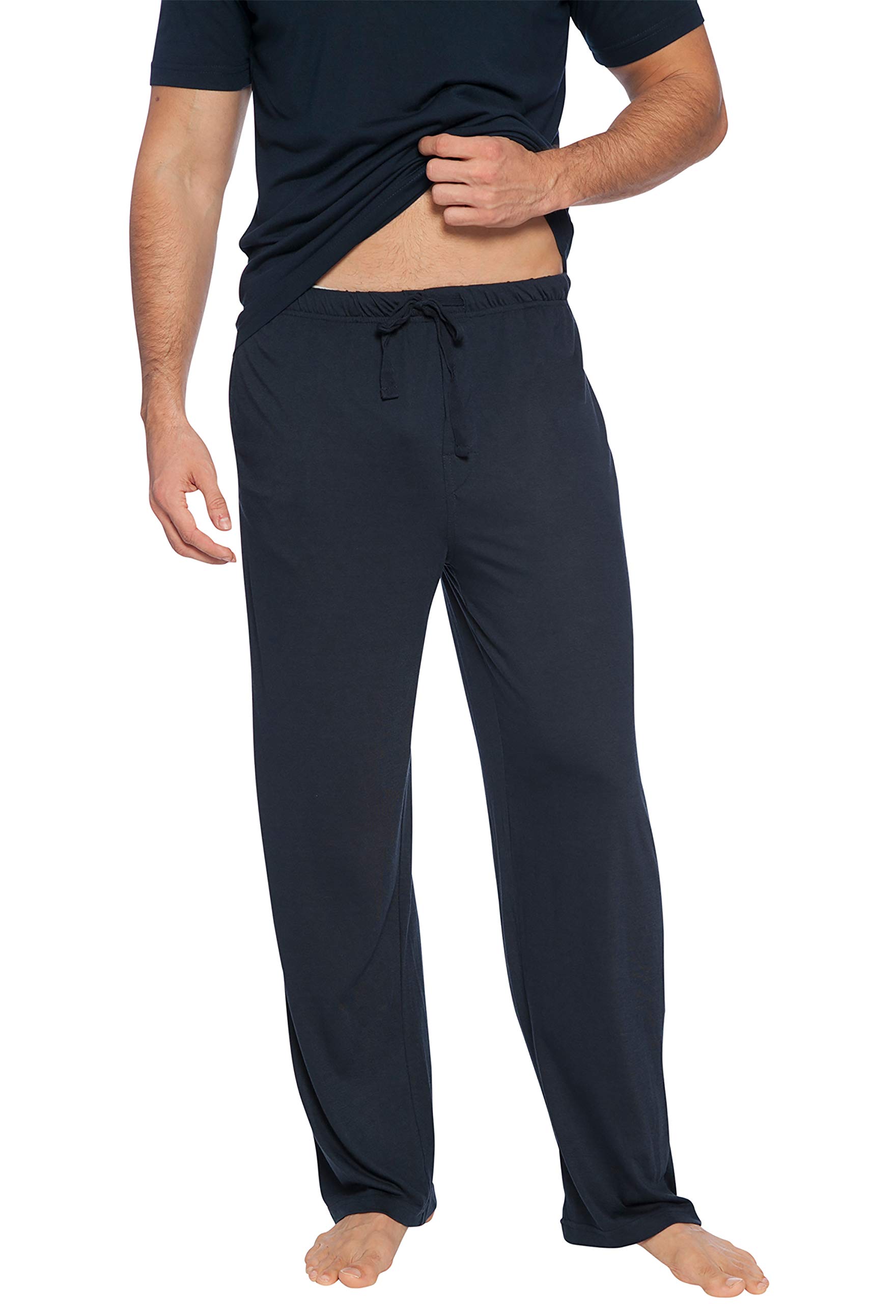 Intimo Men's Soft Knit Pants - Comfortable Lounge Pants for Relaxing at Home, Sleepwear & Casual Wear
