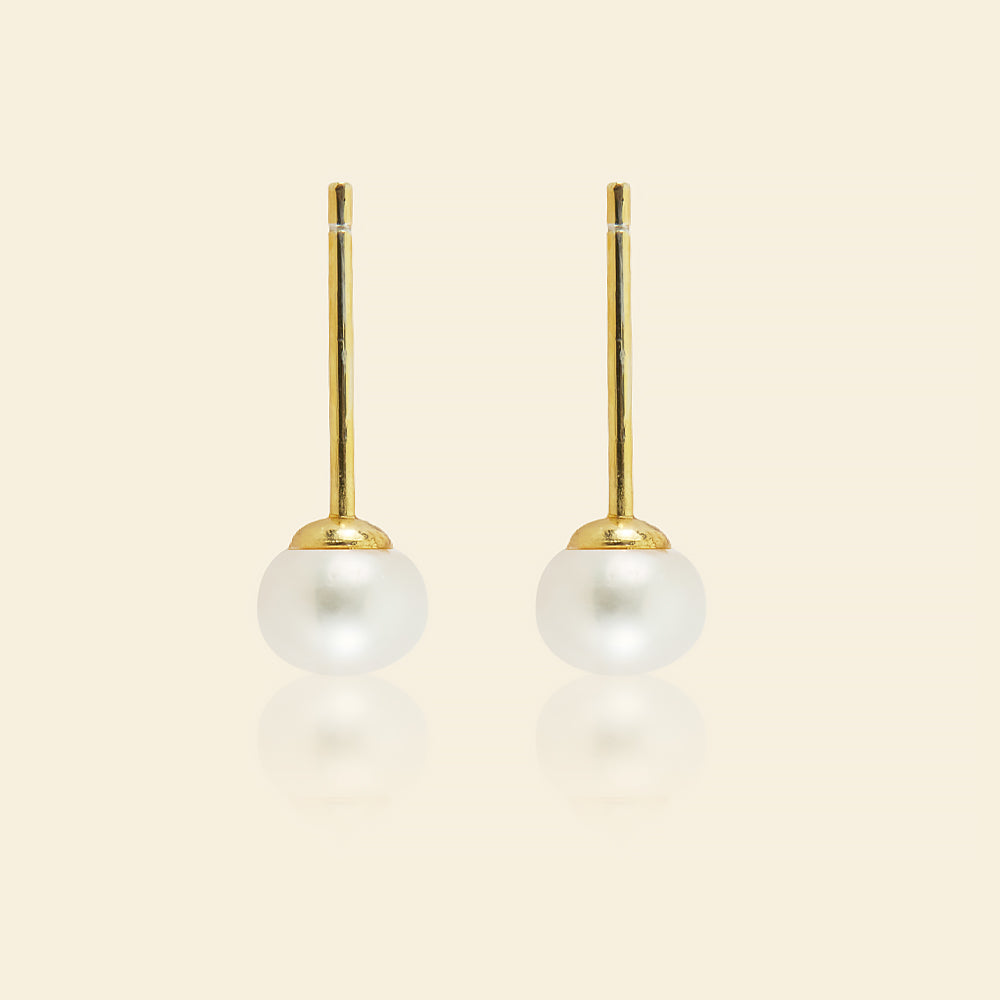 Elegant Two-Way Freshwater Pearl Earrings for Women – Perfect for Weddings, Parties & Special Occasions