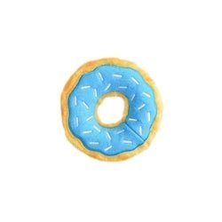 Blueberry Donutz Chew Toy for Dogs - Small, Medium, Large Sizes - Durable Teething Toy for Puppies & Adult Dogs - Perfect for Playtime, Training & Dental Health