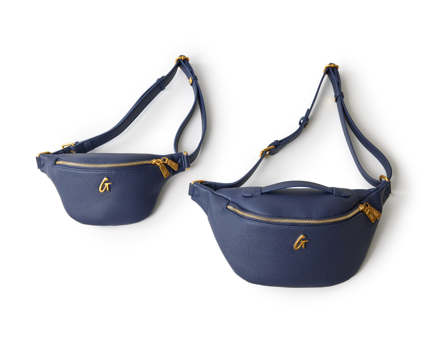 Waterproof Pebble Fanny Pack for Women & Men - Lightweight Waist Bag with Adjustable Strap - Perfect for Hiking, Running, Travel & Outdoor Activities (Navy Blue)