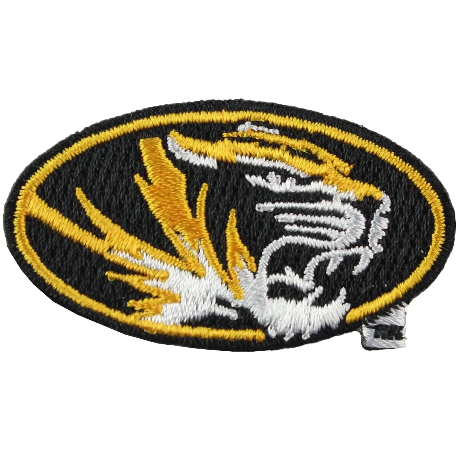 Missouri Tigers Embroidered Iron On Patch - Round Logo for DIY Clothing, Hats, Bags - Perfect for Fans, Gifts & Customization