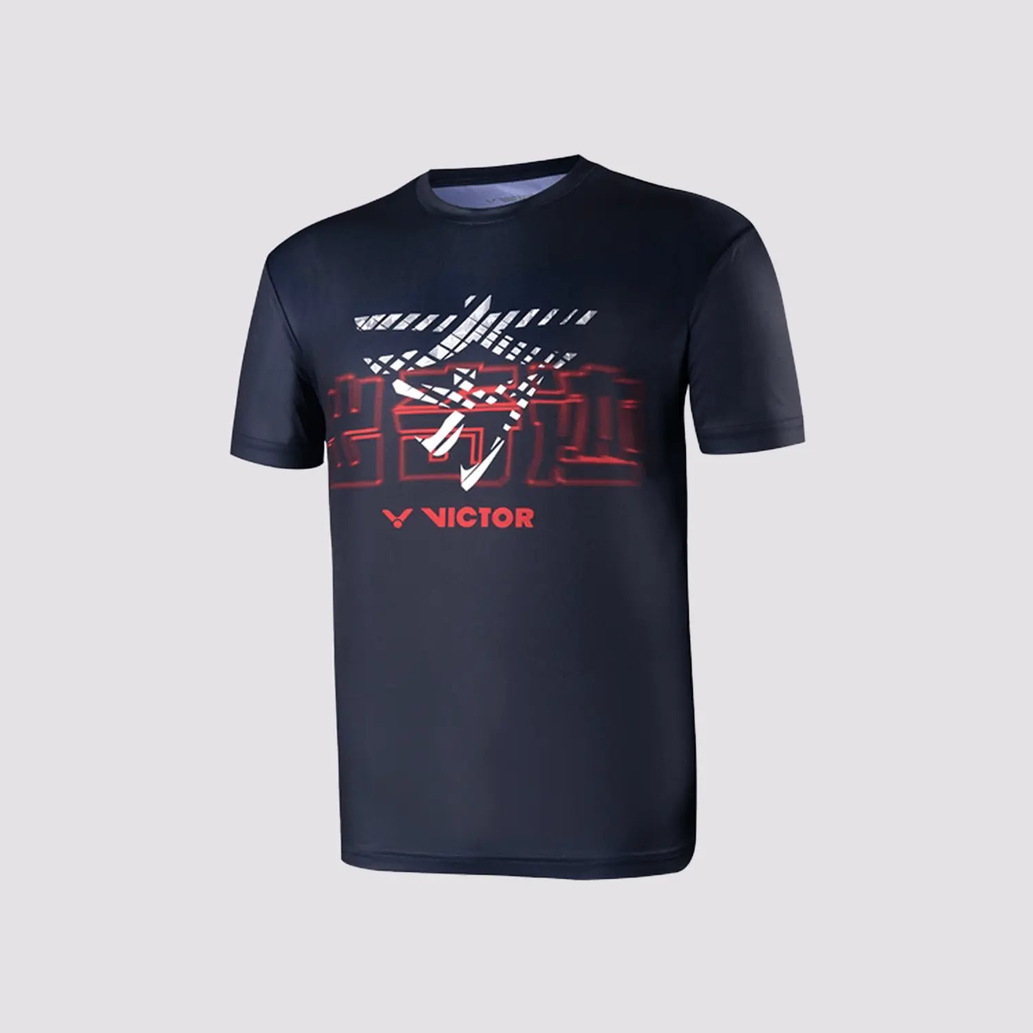 Victor Men's Classic Black T-Shirt - Comfortable Cotton Tee for Casual Wear & Everyday Outfits