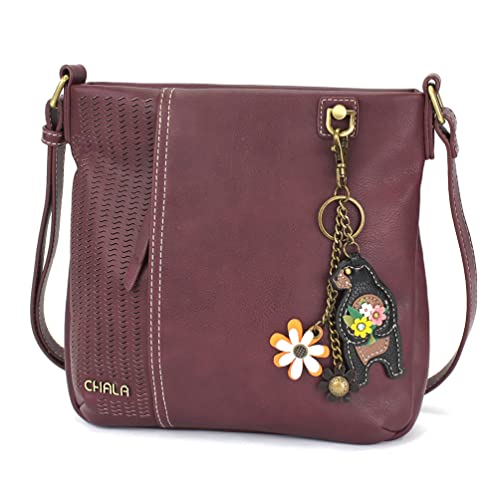 Mini Keychain Bear - Plum