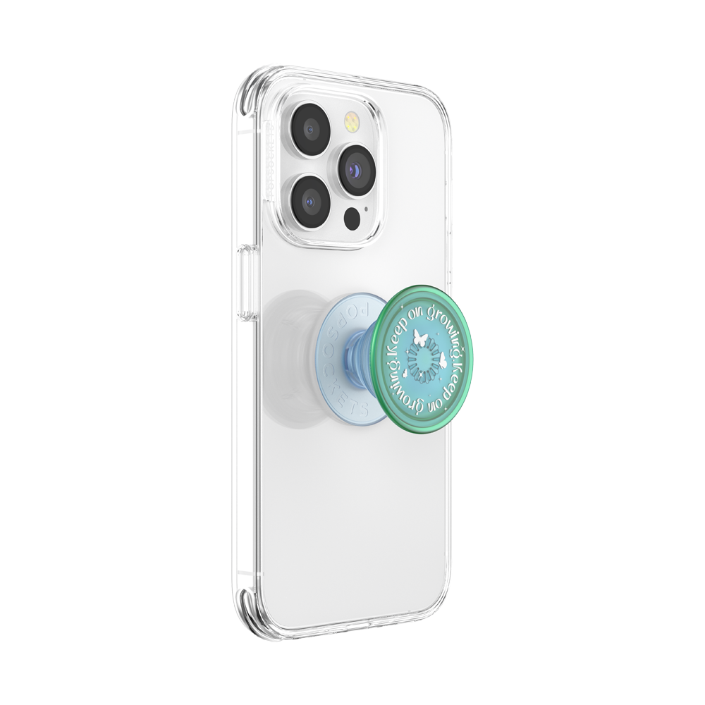 Plantcore Keep on Growing PopGrip - Swappable Phone Grip & Stand for iPhone, Samsung & Smartphones | Perfect for Gardening, Hiking & Outdoor Activities