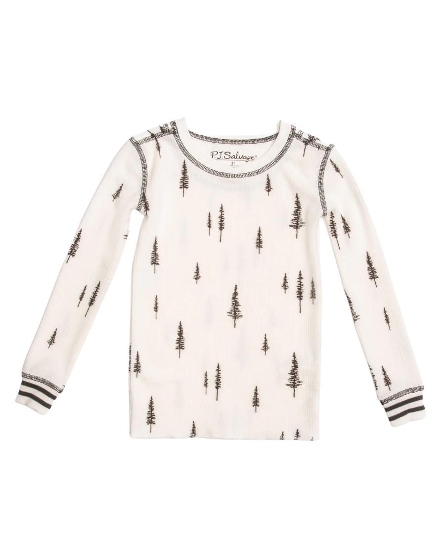 PJ SALVAGE May the Forest Be With You Kids Pajama Set - Soft & Cozy Sleepwear for Boys & Girls - Perfect for Bedtime, Lounging & Family Movie Nights