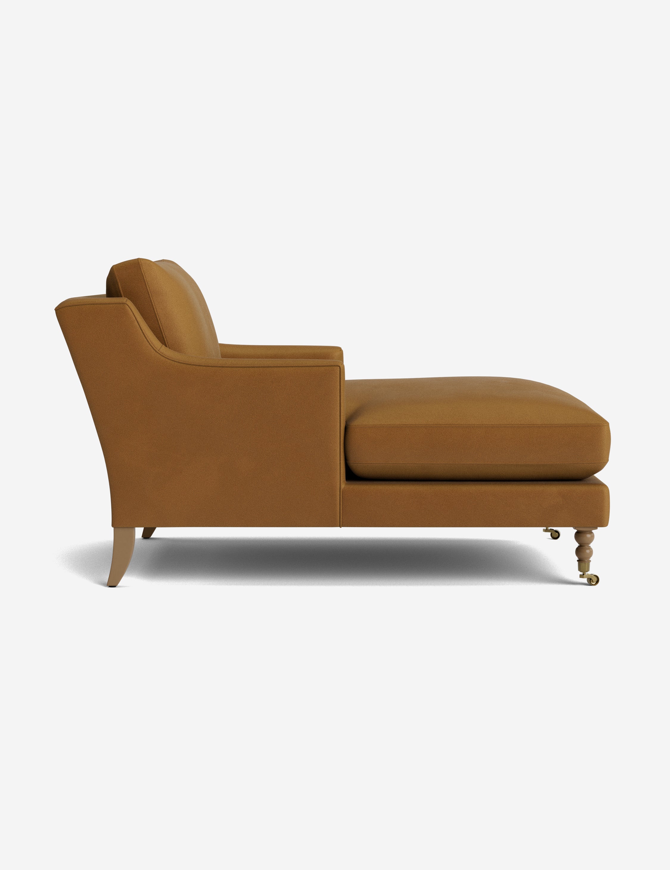 Fabienne Chaise Lounge Chair - Modern Accent Chair for Living Room, Bedroom & Office - Stylish Mid-Century Design with Upholstered Seat and Wooden Legs - Perfect for Relaxing, Reading & Home Decor