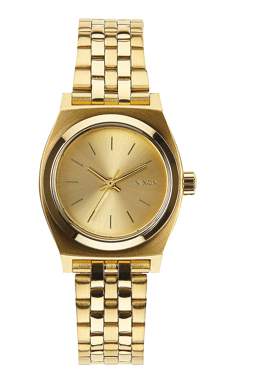 Nixon Women's Small Time Teller Stainless Steel Watch - Elegant & Durable Ladies Wristwatch for Everyday Wear, Office & Casual Outfits
