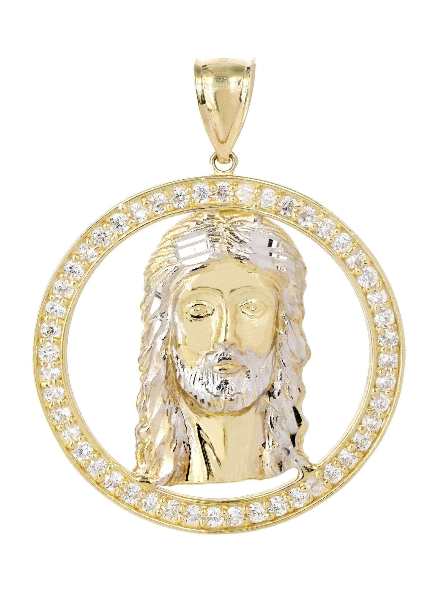 10K Gold Jesus Piece Pendant Necklace - 8.4 Grams Religious Jewelry for Men & Women - Perfect for Church, Gifts & Everyday Wear