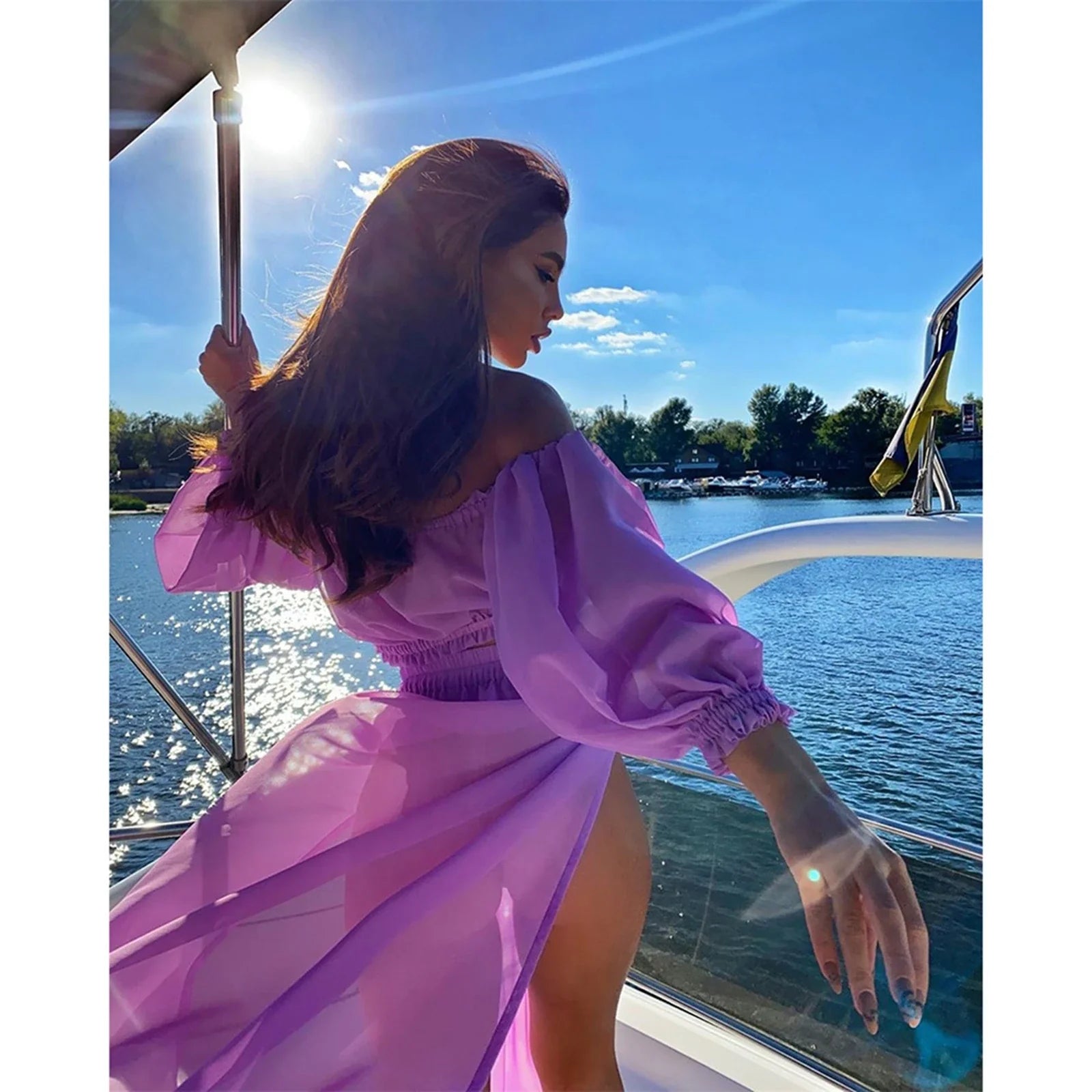 2023 Sexy Mesh Sheer Bikini Cover Up - Women's Beach Swimsuit Bathing Suit Summer Swimwear Tunic Dress with Sheer Robe for Pool, Vacation & Tropical Getaways