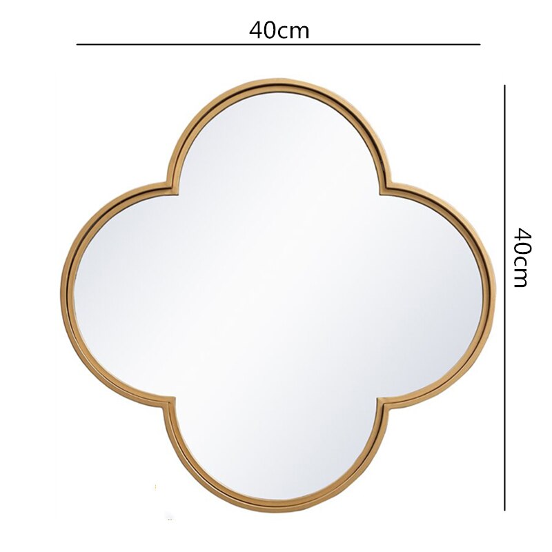 Van Cleef Mirror: Elegant Flower Shaped Reflective Glass Wall Decor for Living Room, Bedroom & Bathroom | Perfect for Home Decor & Vanity Makeup Area