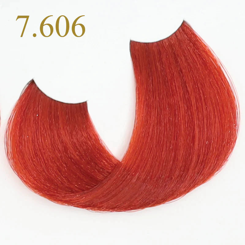 Fanola Oro Therapy Colour Keratin Warm Red 7.606 Hair Dye - 100ml Professional Hair Color for Vibrant Red Tones | Perfect for Salon Use & At-Home Hair Coloring