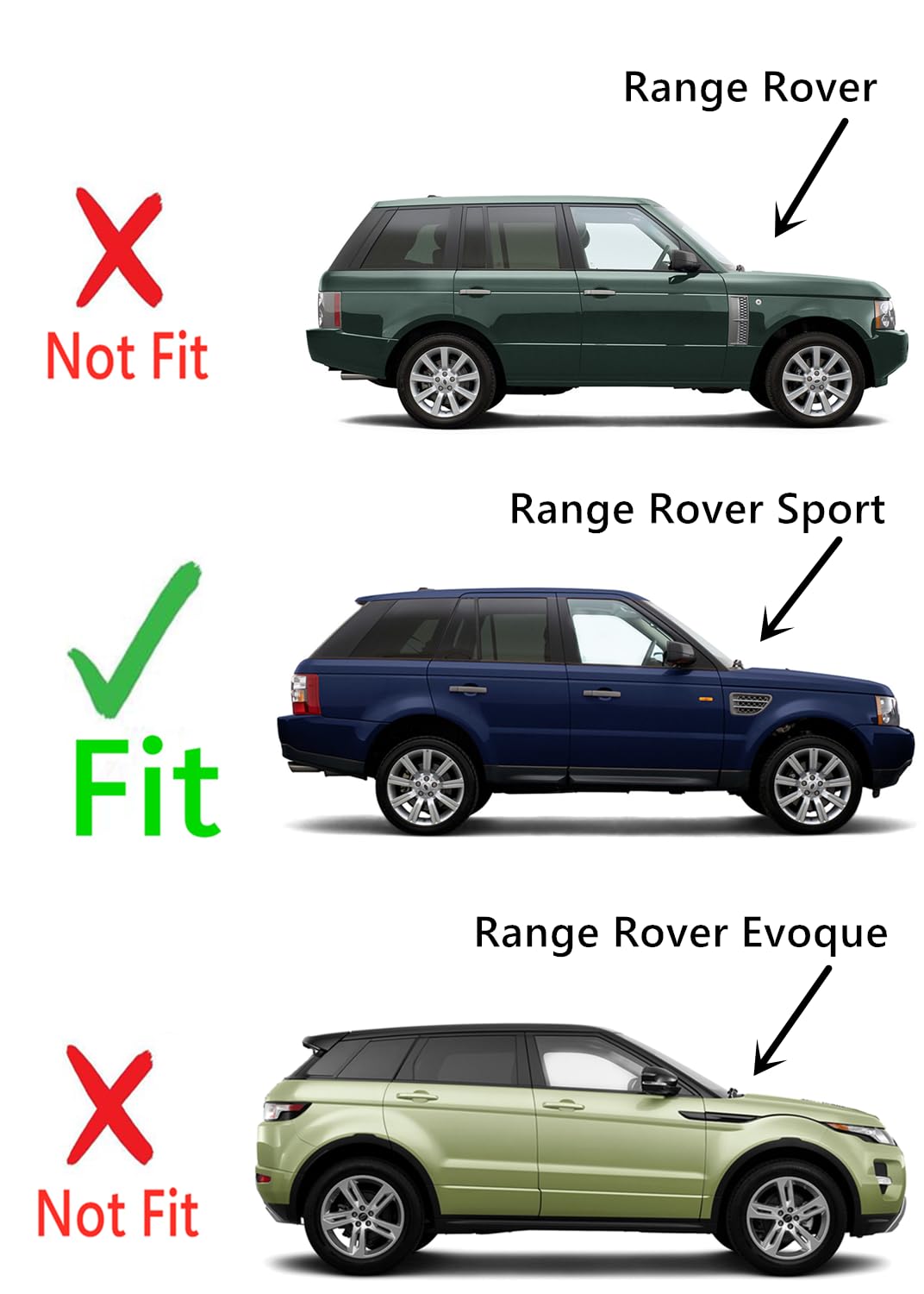 Passenger Right Side Front Door Window Glass Replacement for Range Rover Sport 2006-2013 Models - Perfect Fit, Easy Installation for Car Window Repair & Replacement