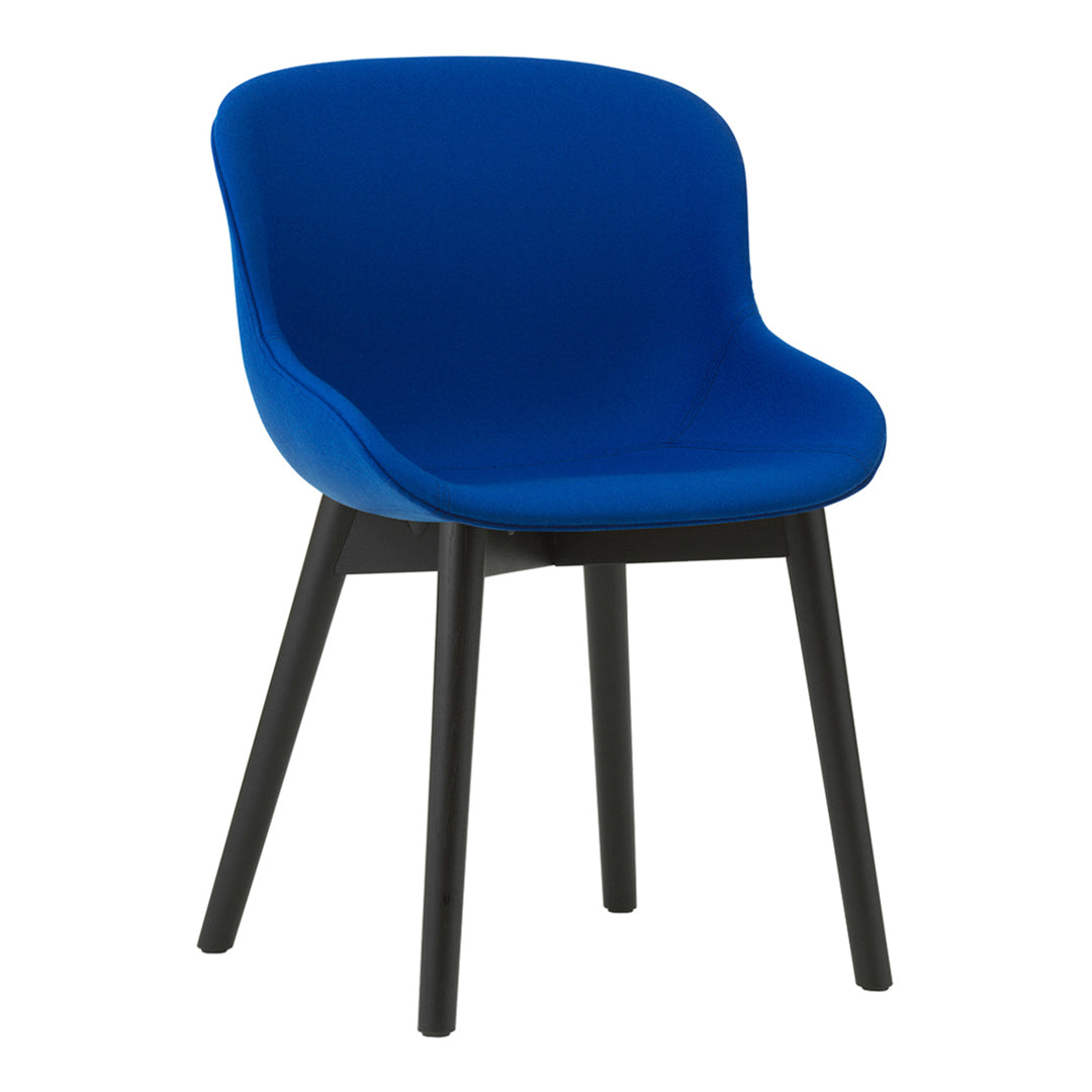 Hyg Side Chair with Wood Base - Fully Upholstered Modern Dining Chair for Kitchen, Living Room & Office | Comfortable Seating Solution for Home & Workspace