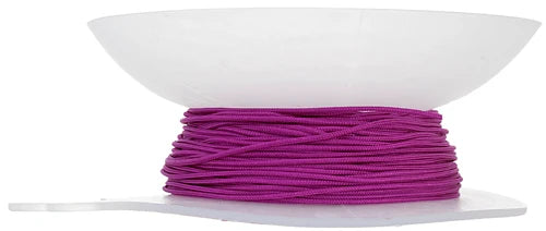 1mm Cardinal Purple Knotting Cord - 50 Yards for Jewelry Making, DIY Crafts & Macrame - Lovely Knots Premium Quality