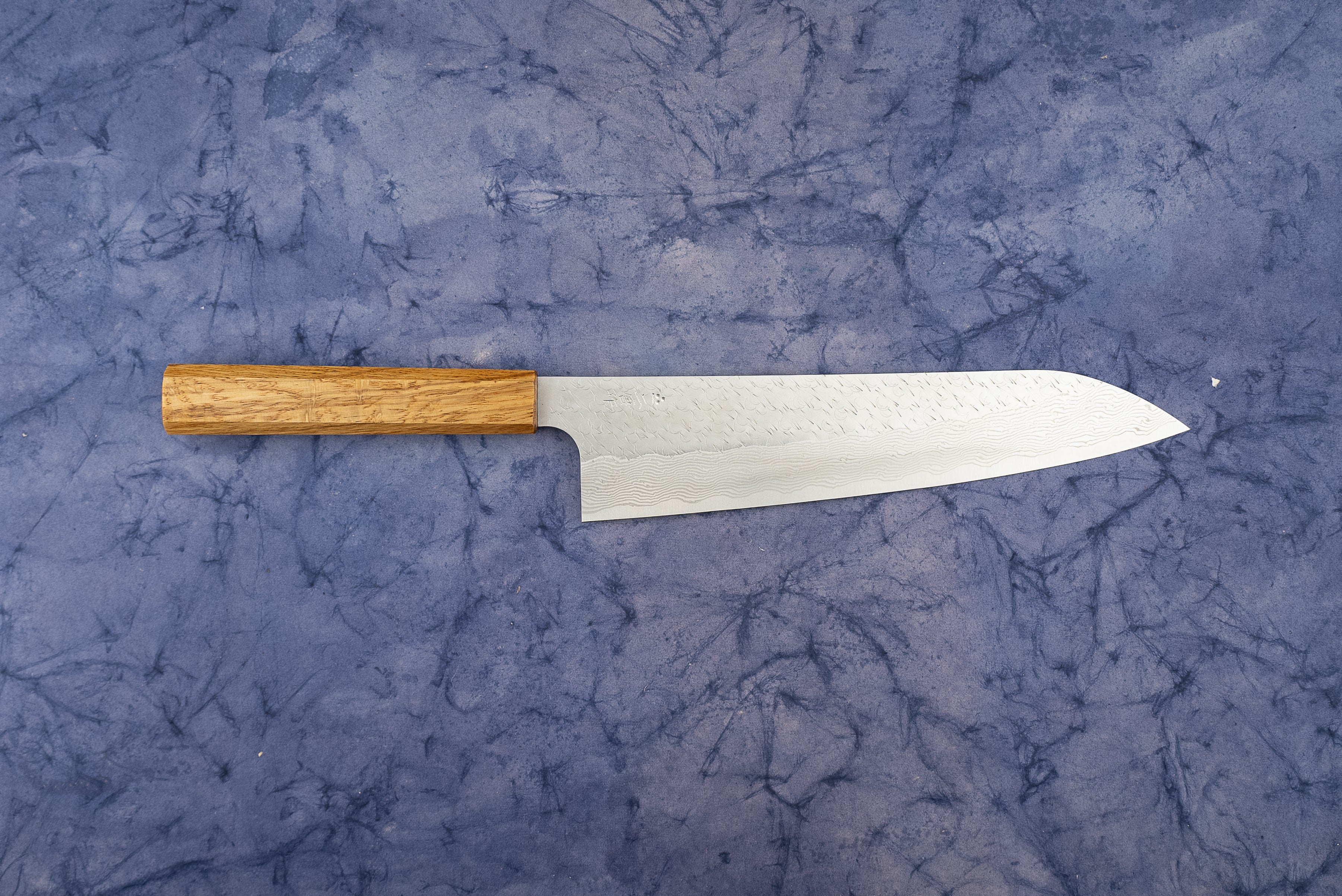 Nigara SPG STRIX Tsuchime Damascus Gyuto Knife 240mm - Premium Japanese Chef Knife for Sushi, Meat & Vegetables - Perfect for Professional Chefs & Home Cooking