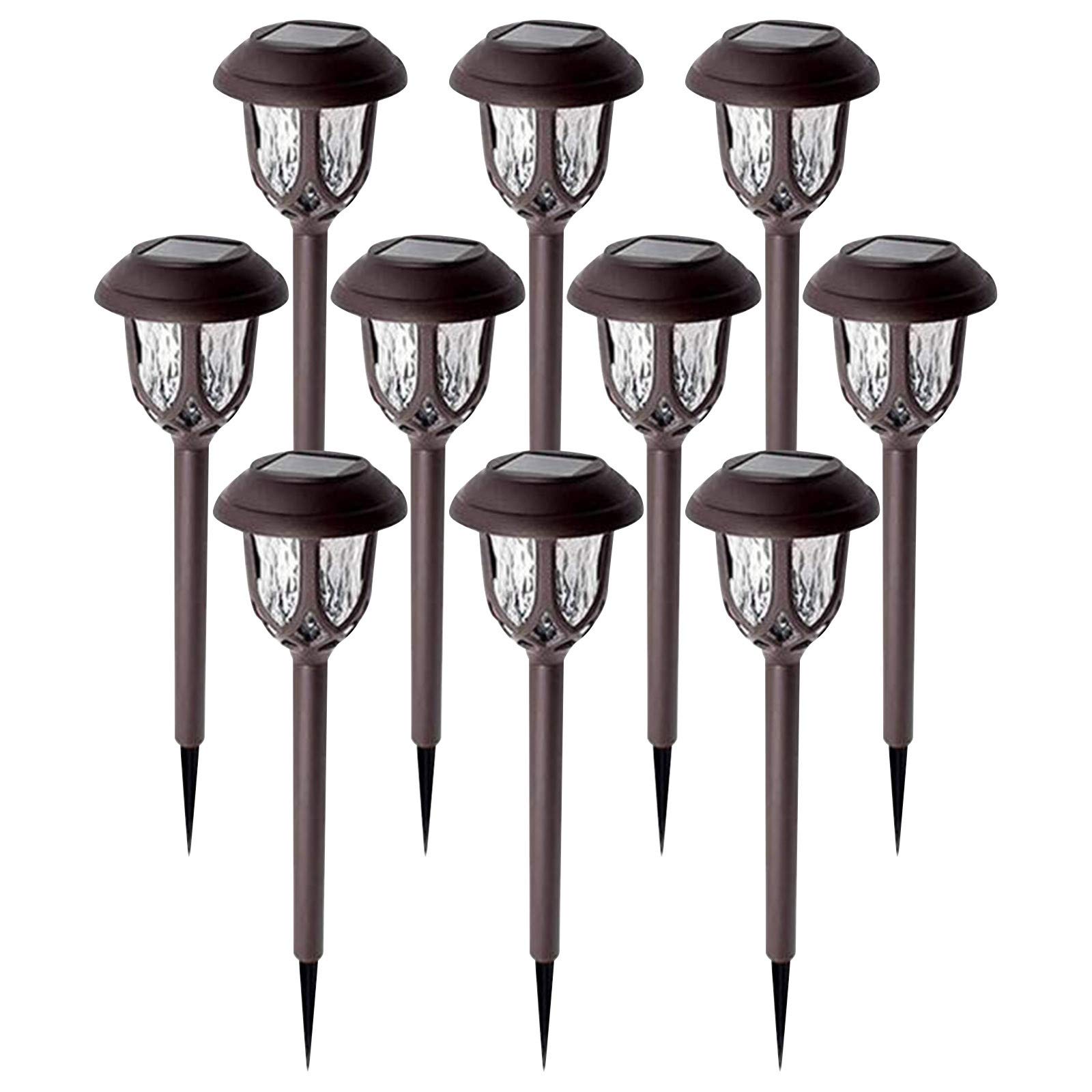 Uookboy Solar LED Garden Lights - Waterproof Outdoor Landscape Lighting for Pathway, Lawn, Yard, Patio Decoration (Multicolor) | Weather-Resistant Solar Powered Landscape Lights for Garden, Walkway, Driveway, Backyard