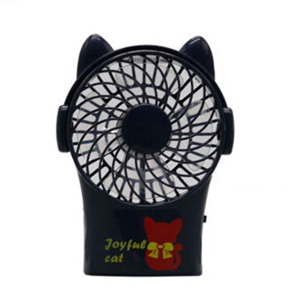 AMBAYZ Mini Handheld Fan - Portable Battery Operated Personal Fan with 3 Speed Settings & Built-in Mirror, Perfect for Makeup, Travel, Office, and Outdoor Use - Ideal Cooling Solution for Women and Girls