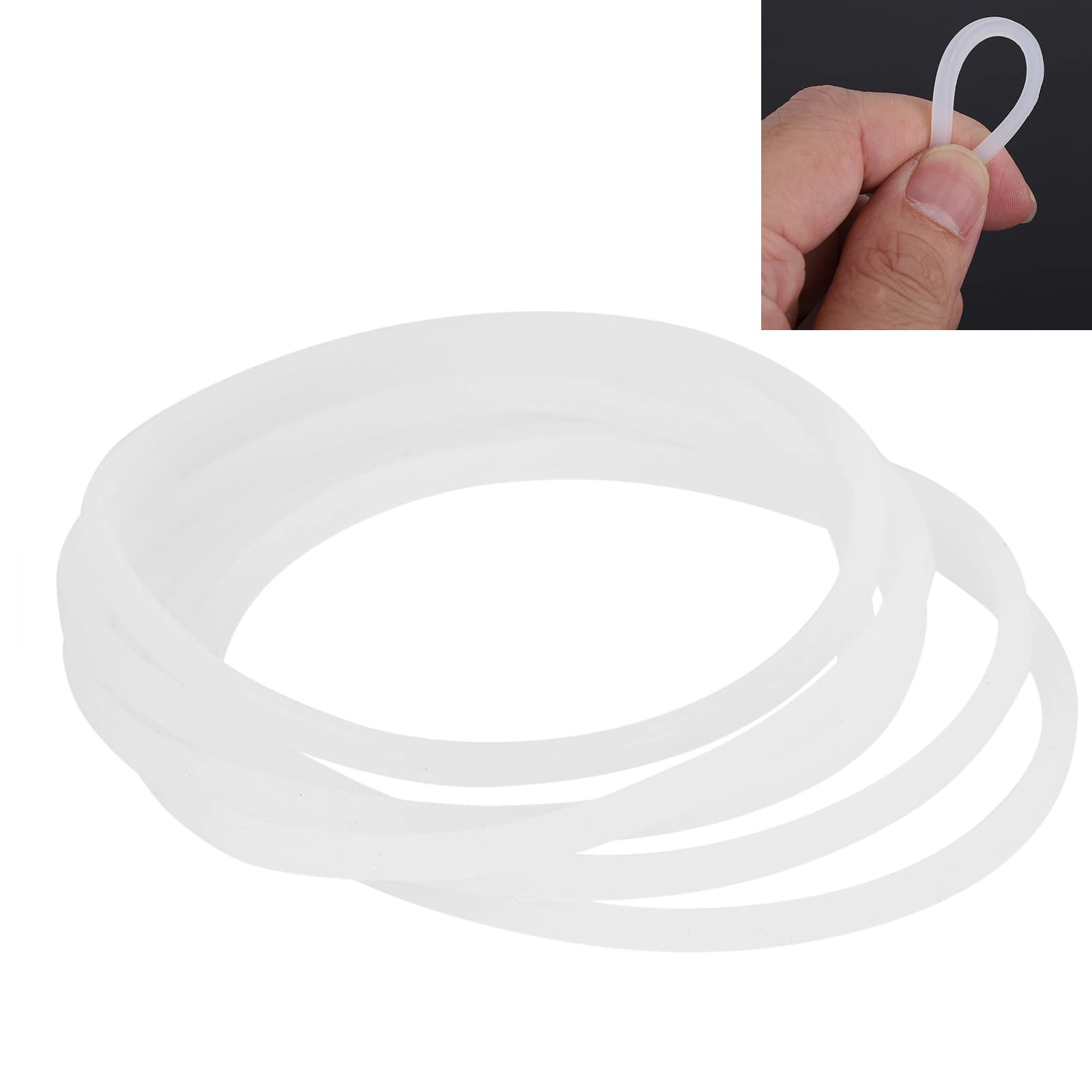 3Pcs/6Pcs Universal Rubber Seal Ring - Durable O-Ring Gasket Replacement for Blenders, Juicers & Food Processors | Compatible with Flat/Cross Blade Models | Essential Kitchen Appliance Spare Parts (Perfect for Smoothie Making, Juice Extraction & Food Blending)