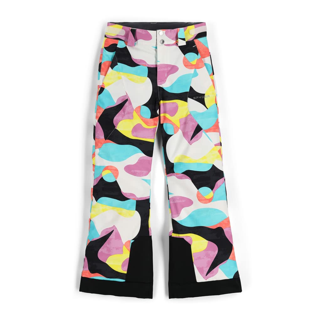 Spyder Girls Olympia Insulated Ski Pants - Waterproof Winter Snow Pants for Girls - Perfect for Skiing, Snowboarding & Cold Weather Activities