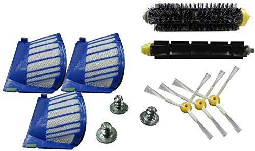 Premium Replacement Accessory Kit for iRobot Roomba 600 610 620 650 Series - Includes Filters, Brushes & Tools - Perfect for Home Cleaning & Maintenance