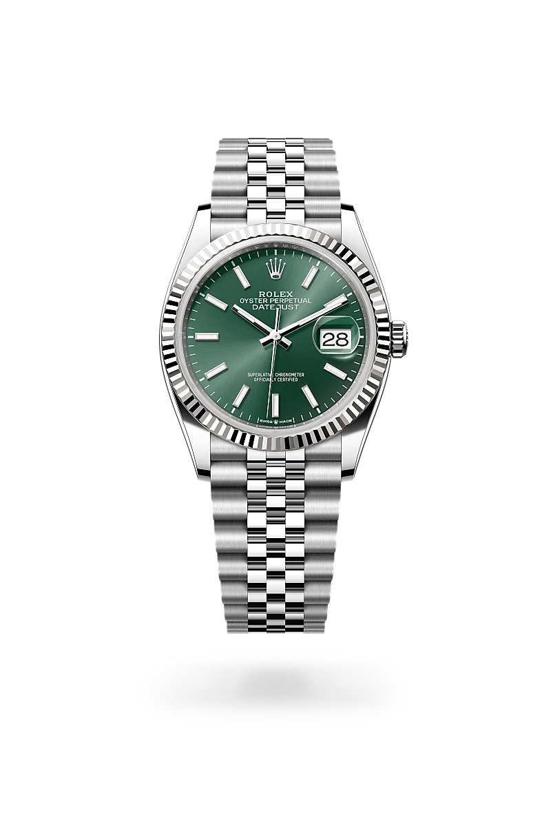 Rolex Datejust 36 White Rolesor Watch - Oystersteel & White Gold, Ref. M126234-0051 | Luxury Timepiece for Men, Perfect for Business & Formal Occasions | Richter & Phillips Jewelers