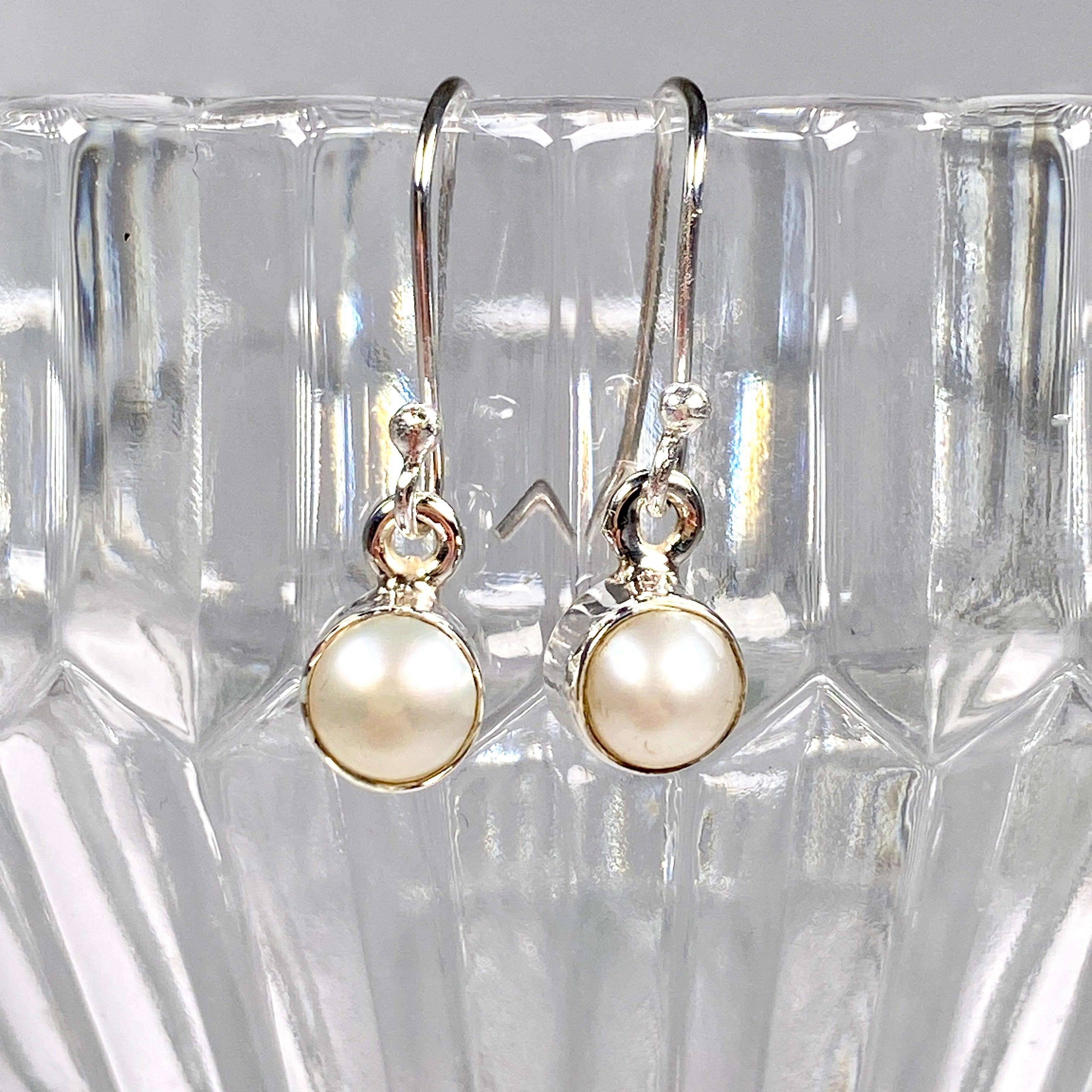 Pearl Petite Round Earrings R2363 PLC - Elegant Stud Earrings for Women, Perfect for Weddings, Parties & Everyday Wear