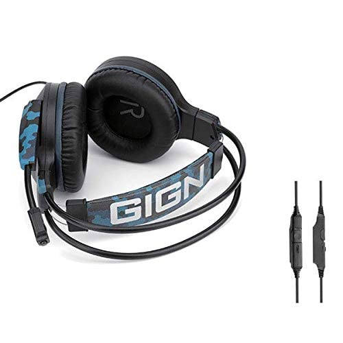 Subsonic GIGN Gaming Headset with 50mm Drivers & Microphone - Premium PS5, Xbox Series X, PS4, Xbox One, PC & Nintendo Switch Gaming Headphones (Fortnite Compatible) - Perfect for Competitive Gaming & Immersive Gameplay