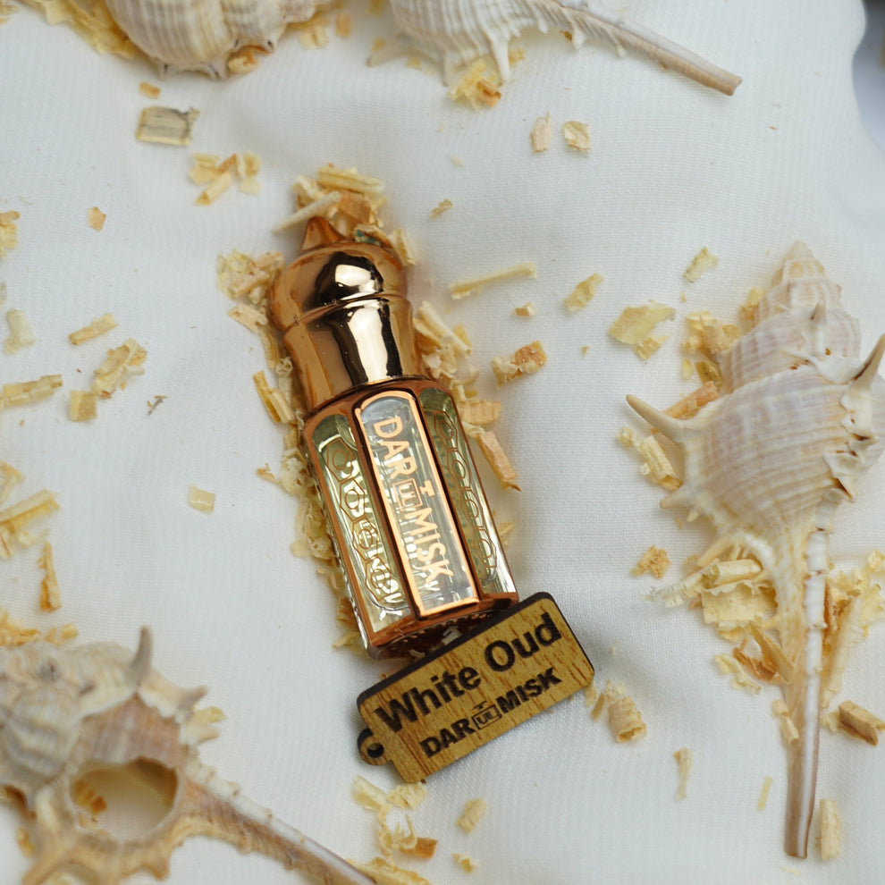 12ml Pure White Oudh Attar - Premium Luxury Perfume Oil for Men & Women | Long Lasting Fragrance | Perfect for Gifts, Weddings & Special Occasions