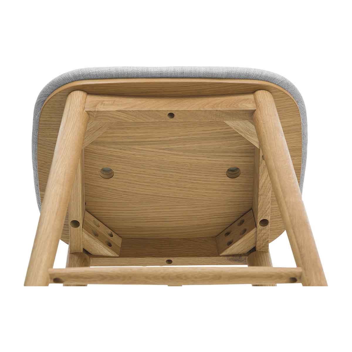 Lando Fabric Backless Bar Stool - Modern Kitchen Island & Counter Height Stool for Dining & Home Decor - Perfect for Small Spaces, Breakfast Nooks & Bars