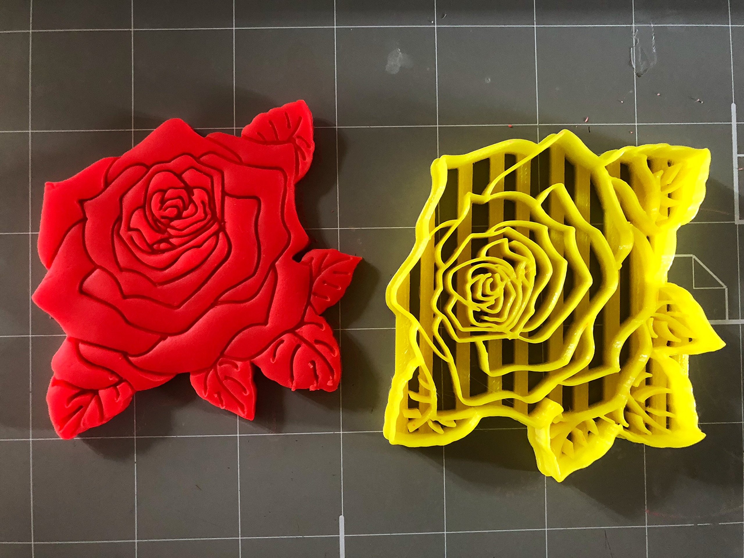 Rose Flower Cookie Cutter - 3 Inch Stainless Steel Baking Tool for DIY Cookies, Cakes, Cupcakes - Perfect for Valentine's Day, Weddings, Birthday Parties & Holiday Baking