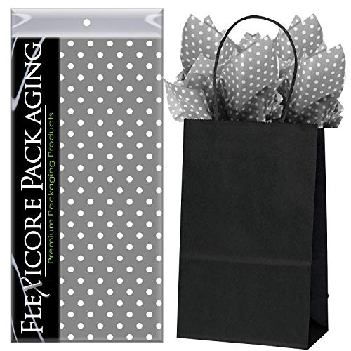 Gray Polka Dots