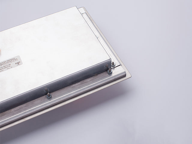 iKey Stainless Steel Panel Mount Membrane Keyboard with Touchpad - Waterproof & Durable for Industrial, Medical, and Harsh Environment Use