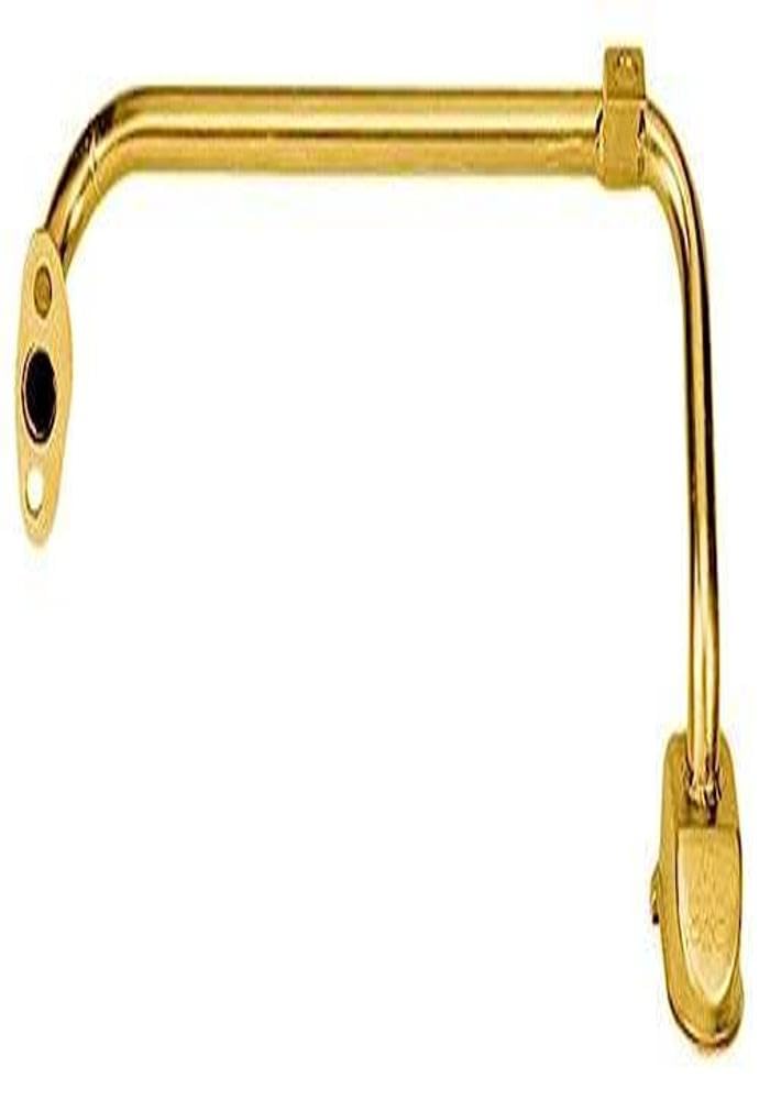 Milodon 18385 Gold Zinc Plated Low Profile Oil Pan Pickup for Ford 351W Windsor - High Performance Engine Oil Pickup Tube for Street Rods & Racing Applications