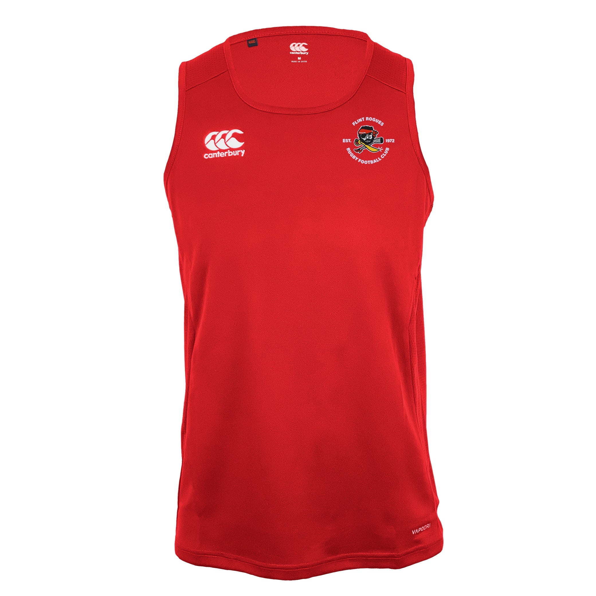 Flint Rogues RFC CCC Club Dry Singlet - Moisture-Wicking Performance Shirt for Rugby & Training - Perfect for Sports, Workouts & Outdoor Activities