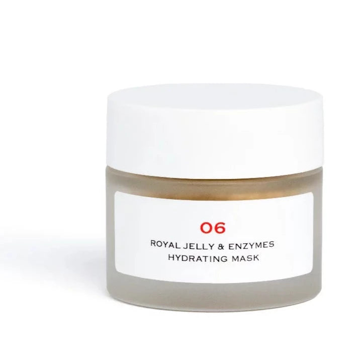 Royal Jelly & Enzymes Hydrating Face Mask for Dry Skin - Deep Moisturizing & Nourishing Sheet Mask for Glowing Skin - Perfect for Nighttime Skincare Routine & Spa Day