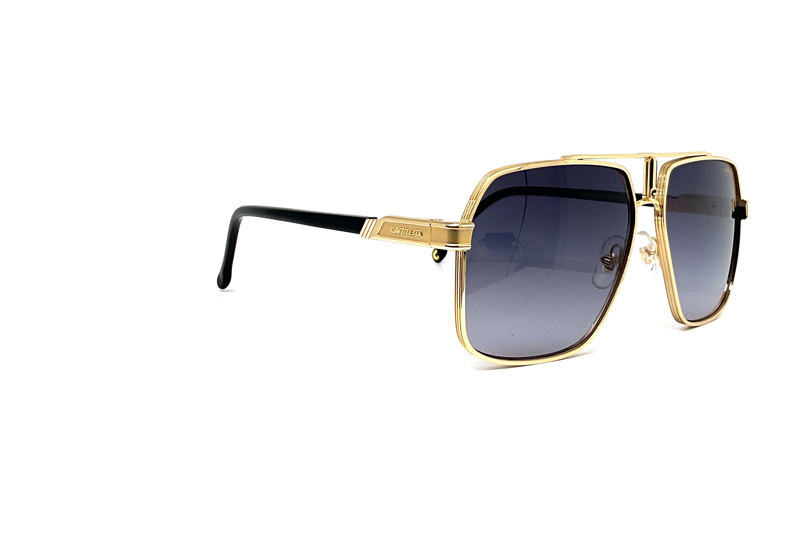Carrera 1055/S Sunglasses - Black Gold Frame - UV Protection - Polarized Lenses - for Driving, Running & Outdoor Sports