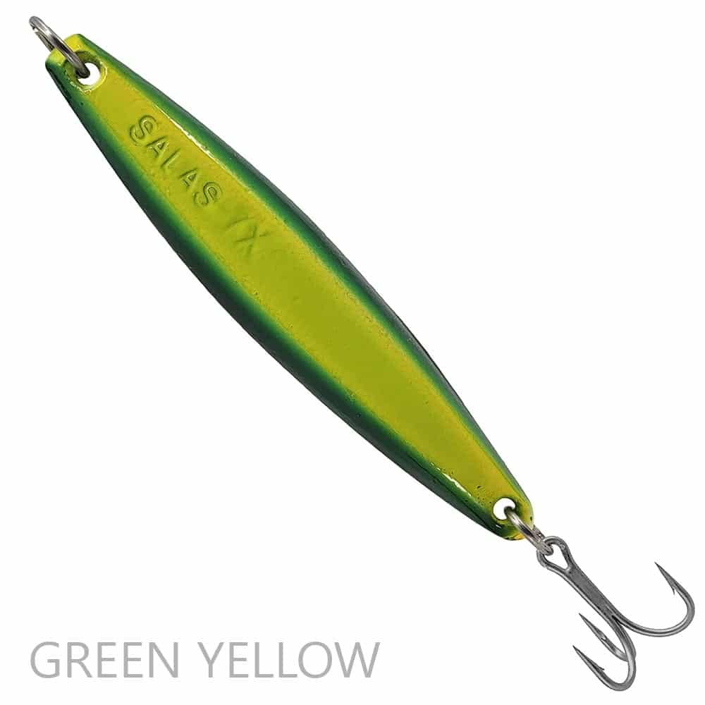 Salas 7X Light Surface Iron Jigs - Premium Saltwater Fishing Lures for Tuna, Yellowtail & Calico Bass - Perfect for Offshore & Inshore Fishing Trips