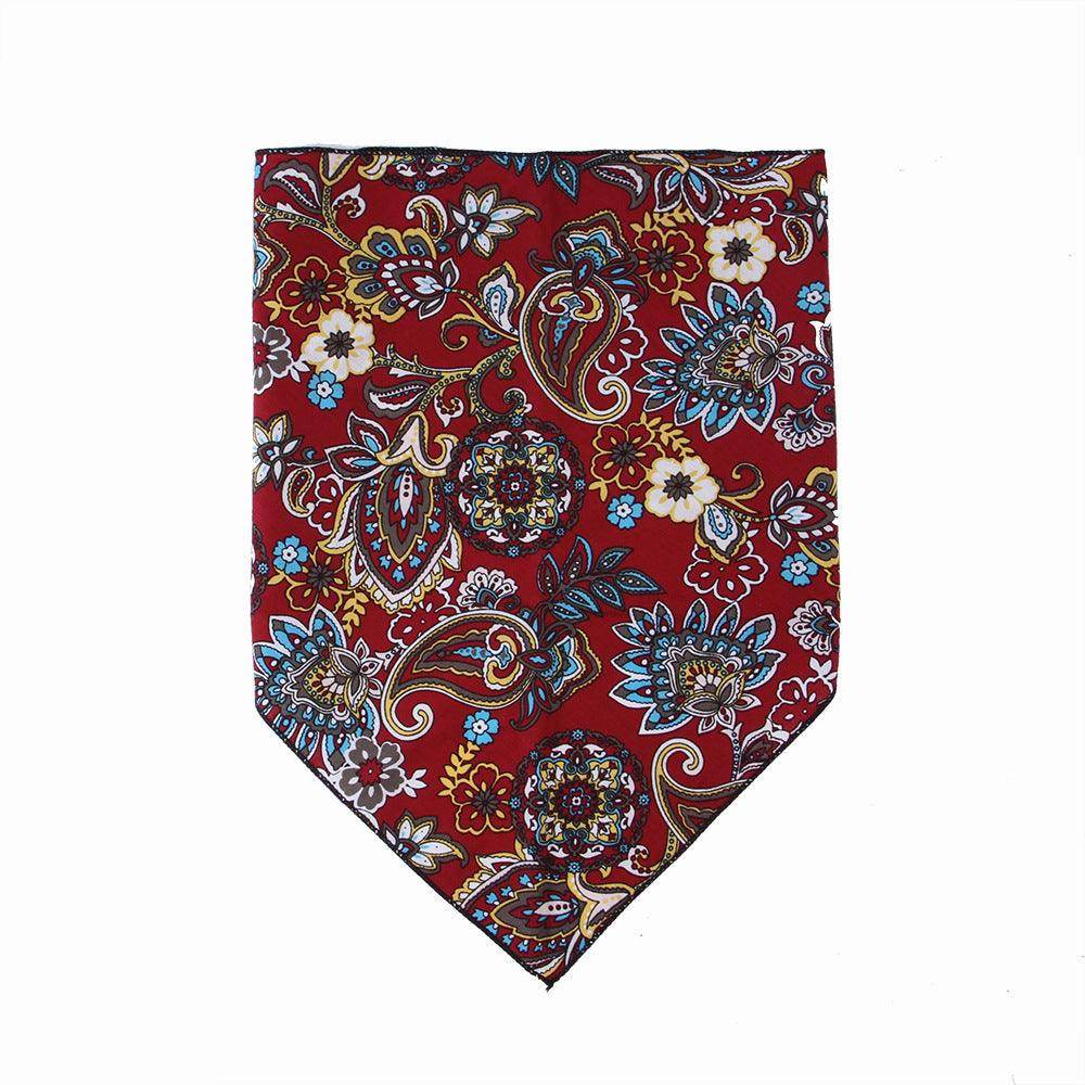 Retro Style Pet Drool Towel - Absorbent Dog & Cat Neck Bandana, Triangle Bib for Messy Eaters - Perfect for Mealtime, Grooming & Outdoor Adventures (649588728779)