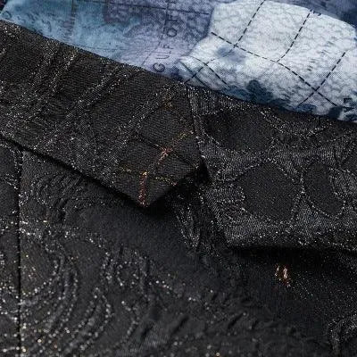 Black Sequin Blazer for Men - Stylish Formal Jacket for Weddings, Parties & Evening Events