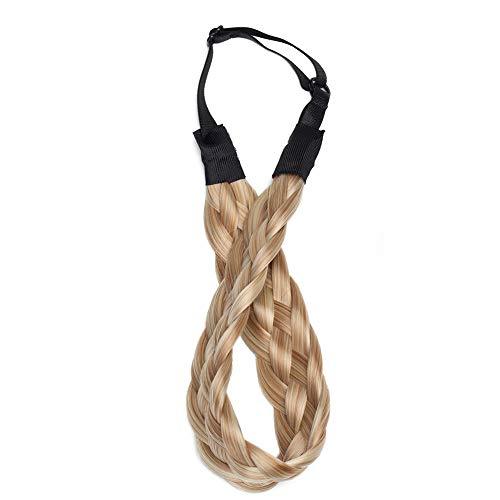 Elastic Stretch Plaited Braid Hairpiece - Natural Looking Hair Extension for Women - Perfect for Cosplay, Weddings & Daily Styling