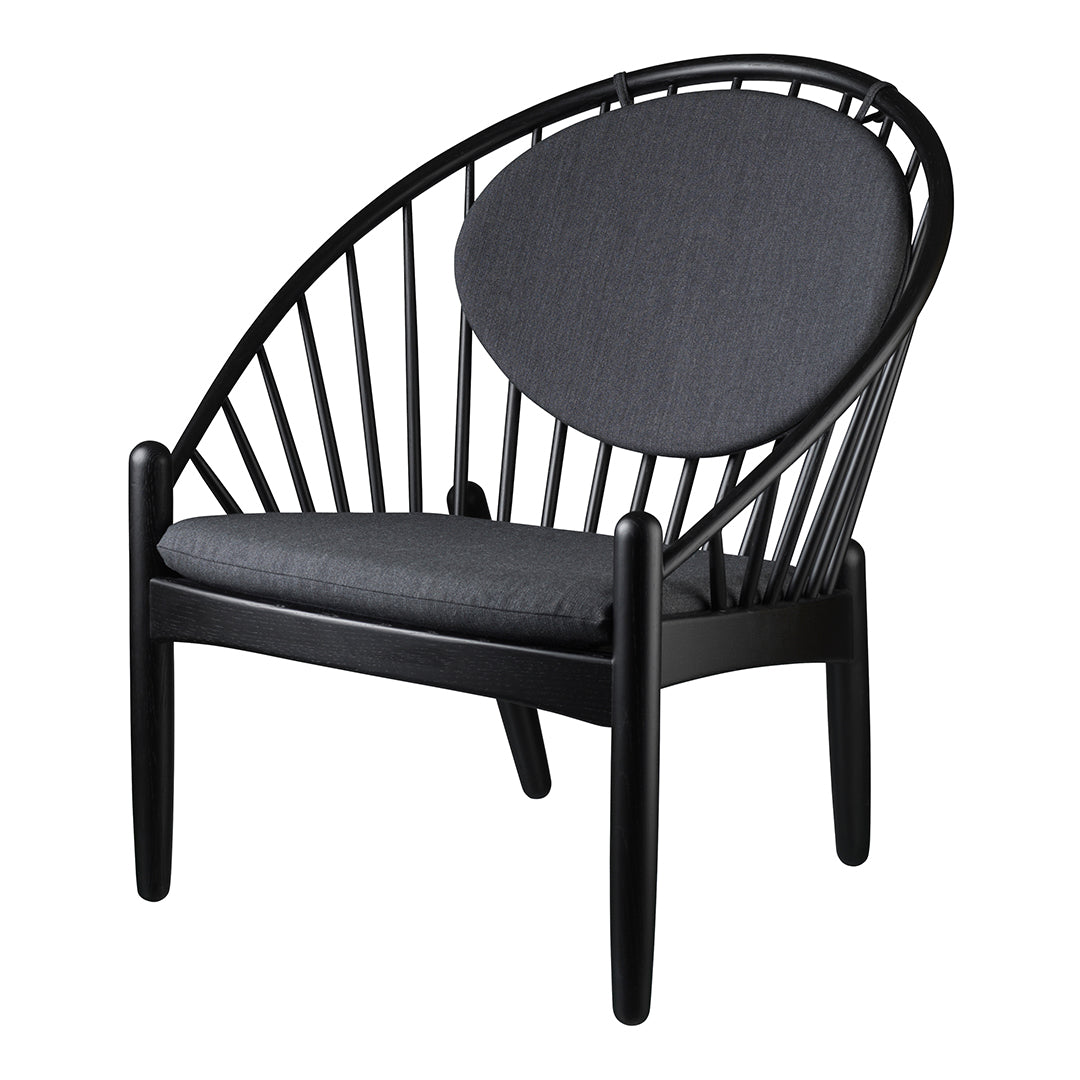 J166 Jorna Lounge Armchair - Modern Accent Chair for Living Room, Bedroom & Office - Comfortable Upholstered Armchair with Sturdy Metal Legs - Perfect for Relaxing, Reading & Home Decor
