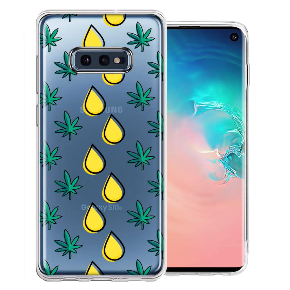 Samsung Galaxy S10e Case - Drip Design Dual Layer Cover for Protection & Style