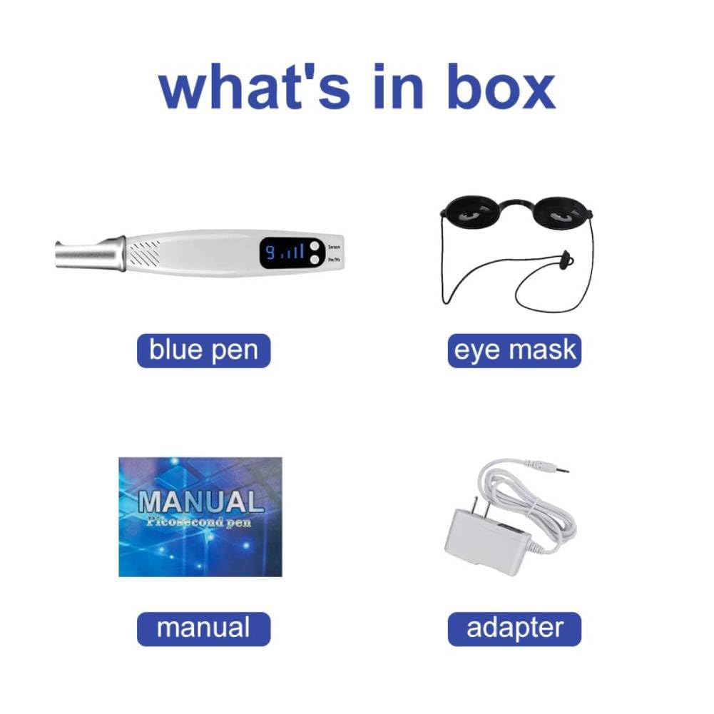 Blue Light Therapy Pen for Skin Care - Home Use Acne Treatment Device for Face & Body - Perfect for Daily Skincare Routine & Relaxation