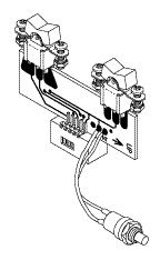 A-dec ADA216 Switch Assembly (Rockers LT) - Replacement Part for Dental Chair Repair | Perfect for Dentists & Clinics