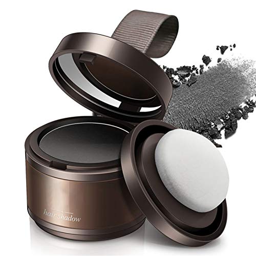 AFGQIANG InstantMax Volumizing Hair Powder - Root Cover Up & Gray Coverage for Thin Hair - Hair Styling Powder with Fluffy Texture - Hair Line Shadow Makeup Concealer (Black) - Perfect for Daily Styling & Special Occasions