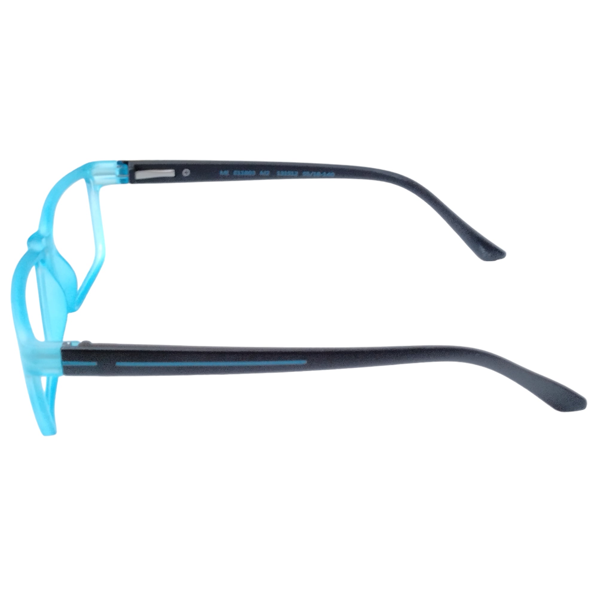 Stylish Rectangle Blue & Black Full Rim Eyeglass Frames 11803 - Perfect for Work, Reading & Fashion Accessories
