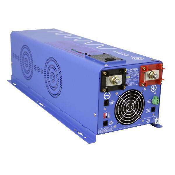 Aims Power PICOGLF60W24V240VS 6000W Pure Sine Wave Inverter Charger - 24V DC to 240V AC Power Converter for RVs, Boats, Solar Systems & Off-Grid Living